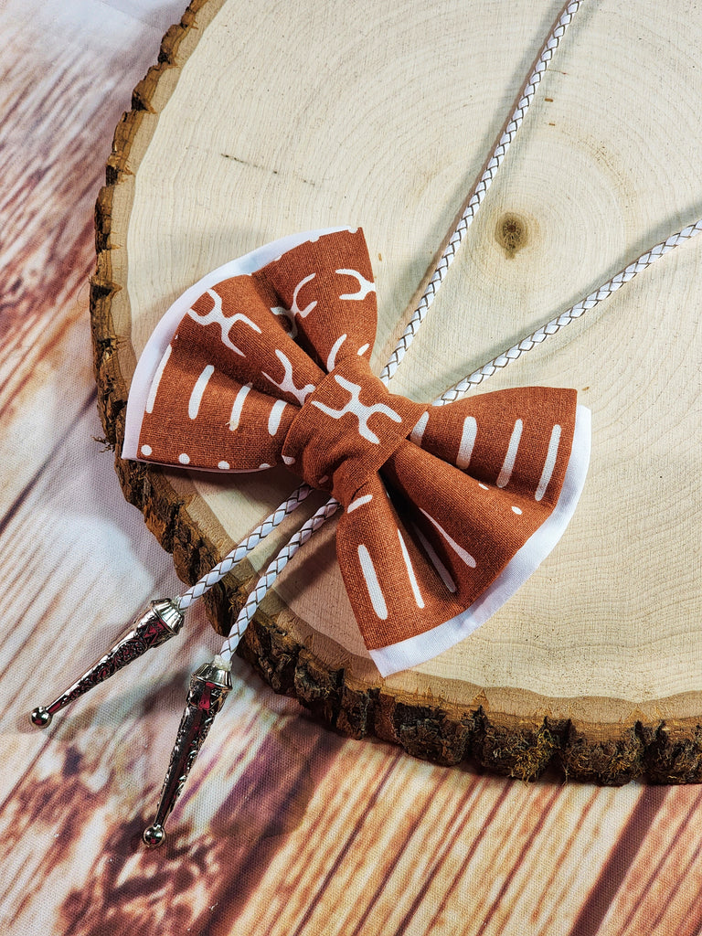 African Markings Bolo Bow Tie & Suspenders - Dapper Xpressions