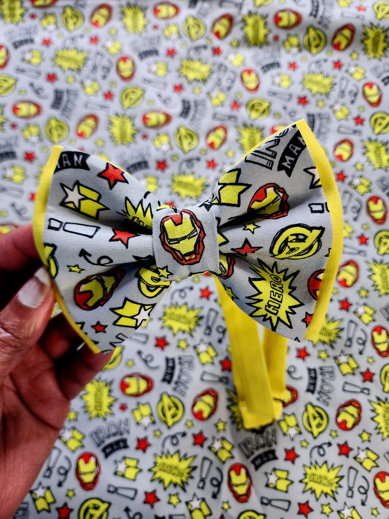 Iron Man Doodle Suspenders - Dapper Xpressions