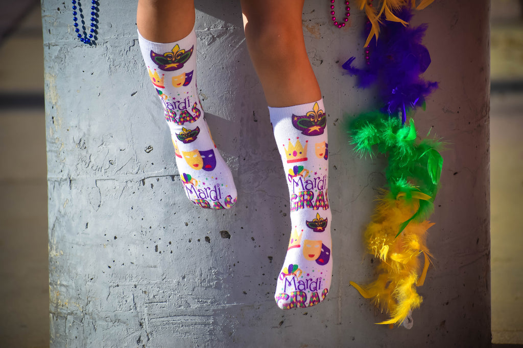 Mardi Gras Socks - Dapper Xpressions