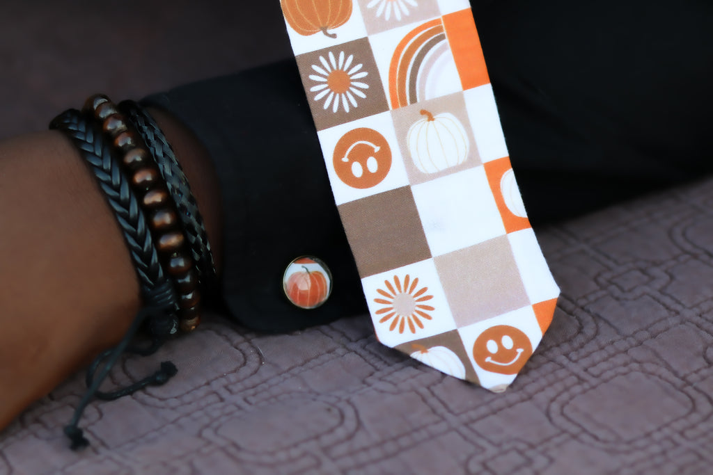 Fall Vibes Adjustable Necktie - Dapper Xpressions