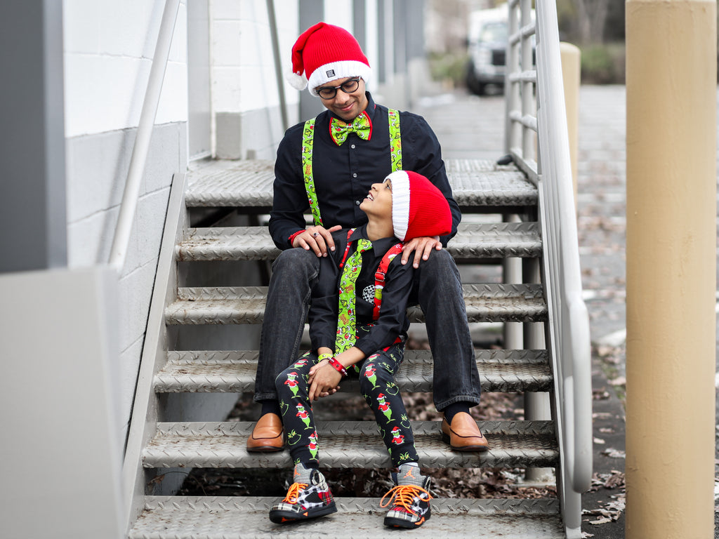 Feelin Grinchy Suspenders - Dapper Xpressions