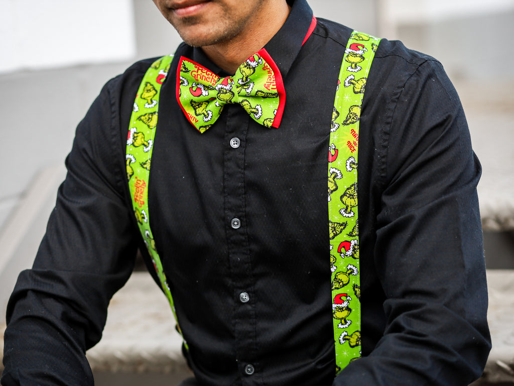 Feelin Grinchy Suspenders - Dapper Xpressions