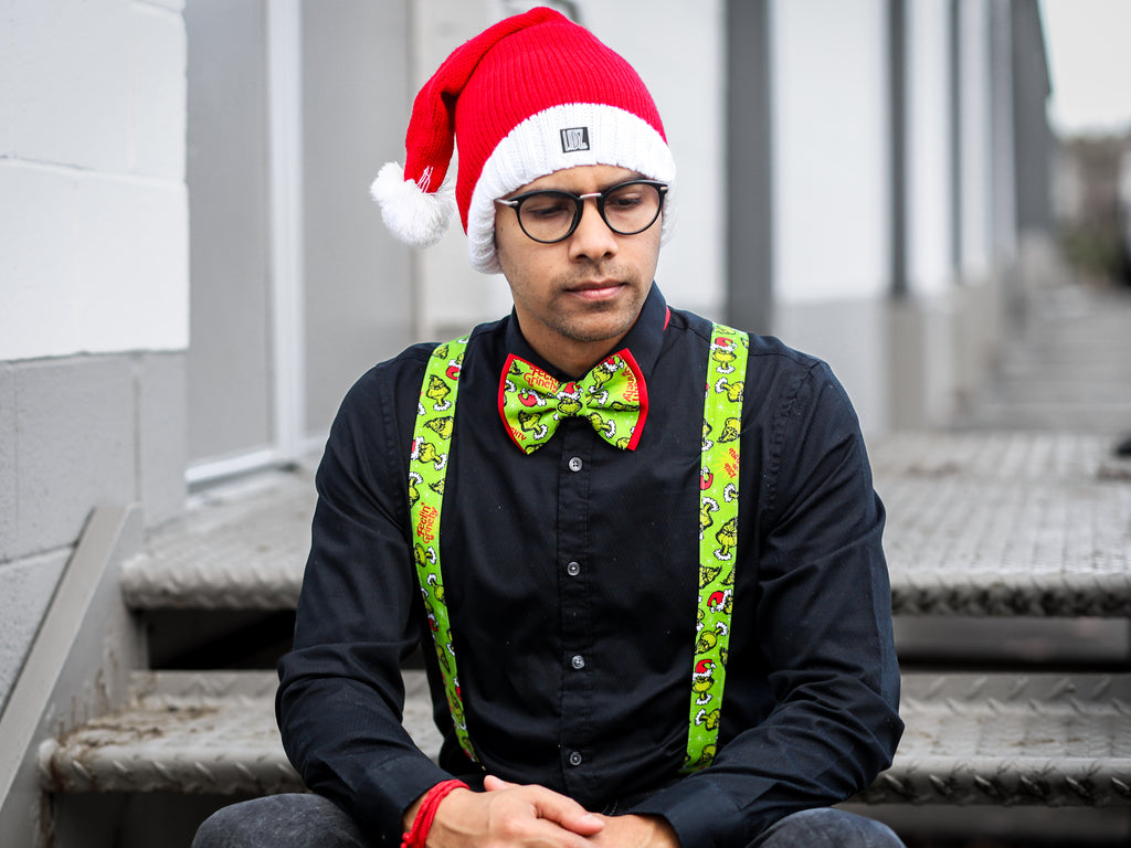 Feelin Grinchy Suspenders - Dapper Xpressions