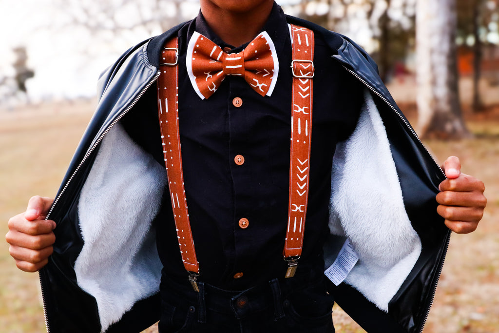 African Markings Suspenders - Dapper Xpressions