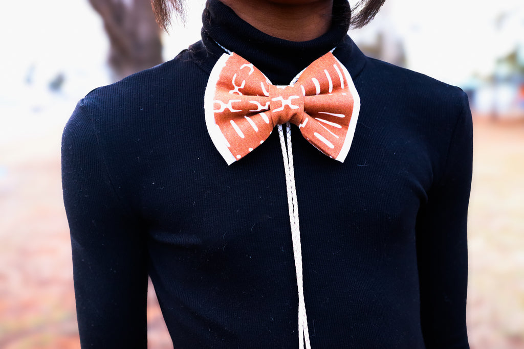 African Markings Bolo Bow Tie & Suspenders - Dapper Xpressions