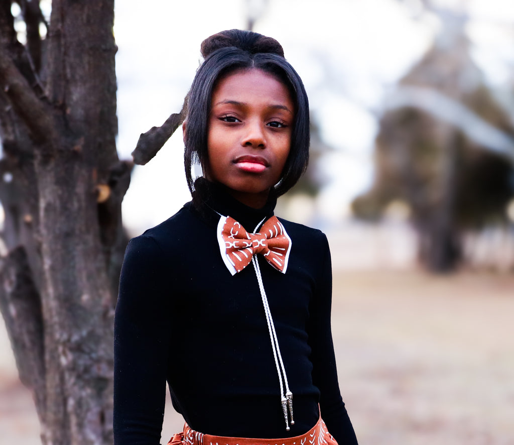 African Markings Bolo Bow Tie & Suspenders - Dapper Xpressions