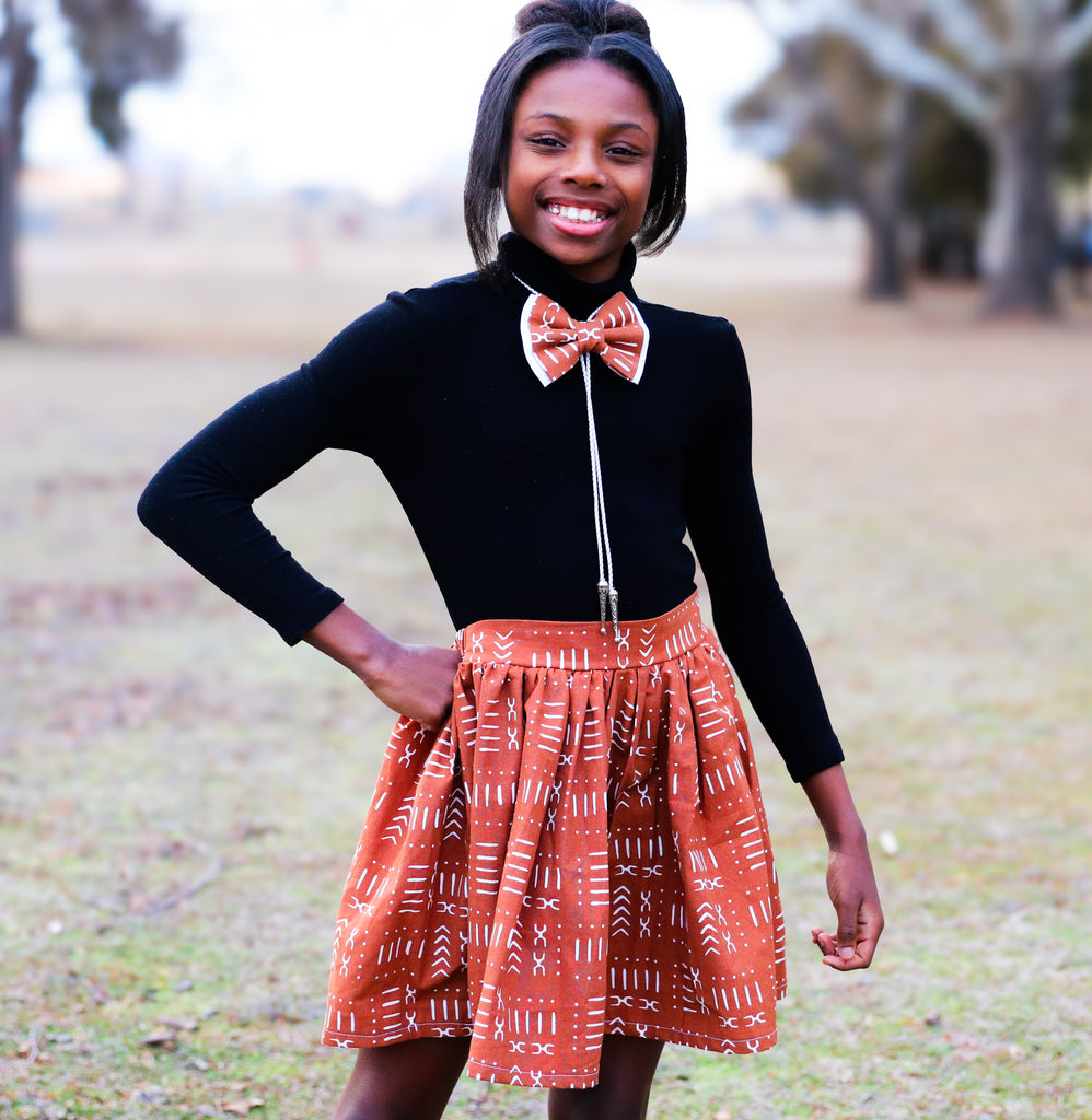 African Markings Bolo Bow Tie & Suspenders - Dapper Xpressions