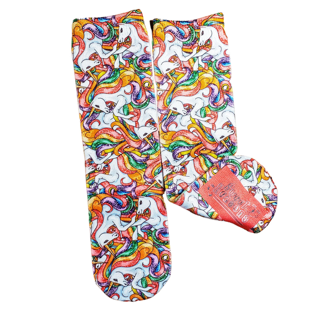 Rainbow Unicorn Socks - Dapper Xpressions