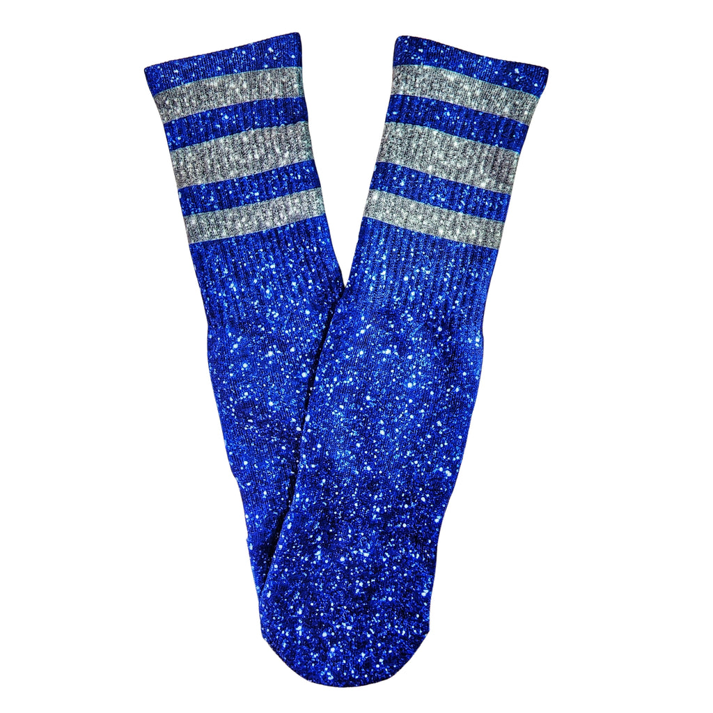 Faux (Fake) Glitter Holiday Tube Socks - Dapper Xpressions