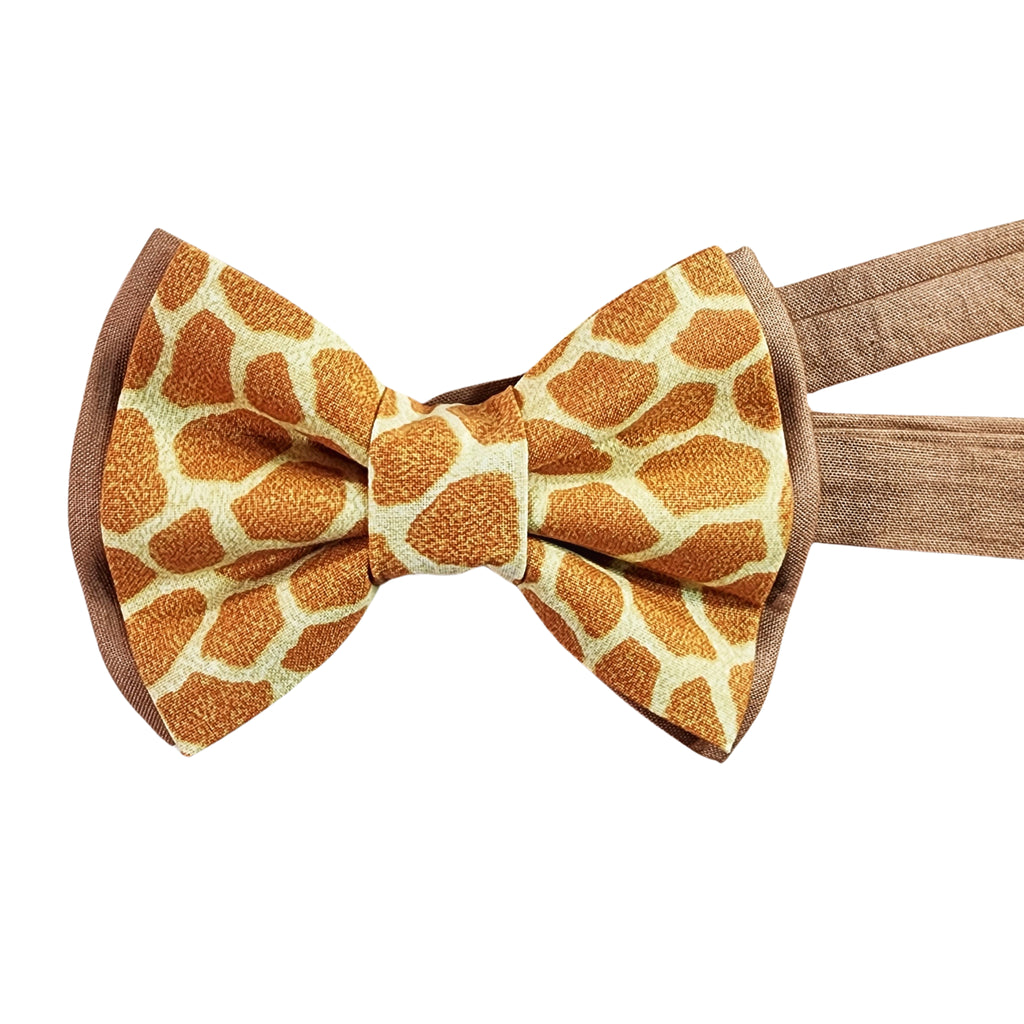 Tan Giraffe Suspenders - Dapper Xpressions