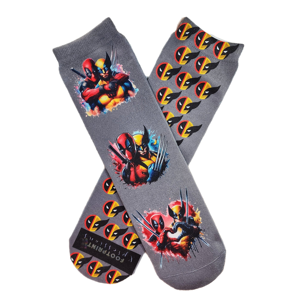 Red & Yellow Mercenary Heroes Socks - Dapper Xpressions