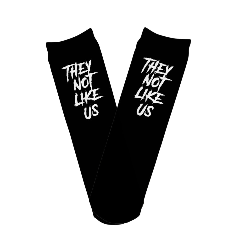 They Not Like Us Monochrome Socks - Dapper Xpressions