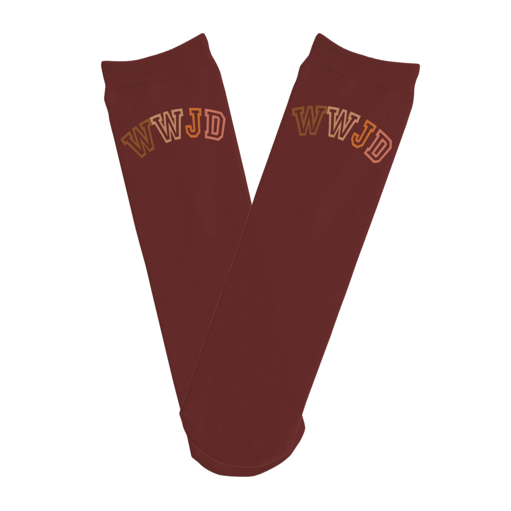 WWJD (What Would Jesus Do?) Socks - Dapper Xpressions