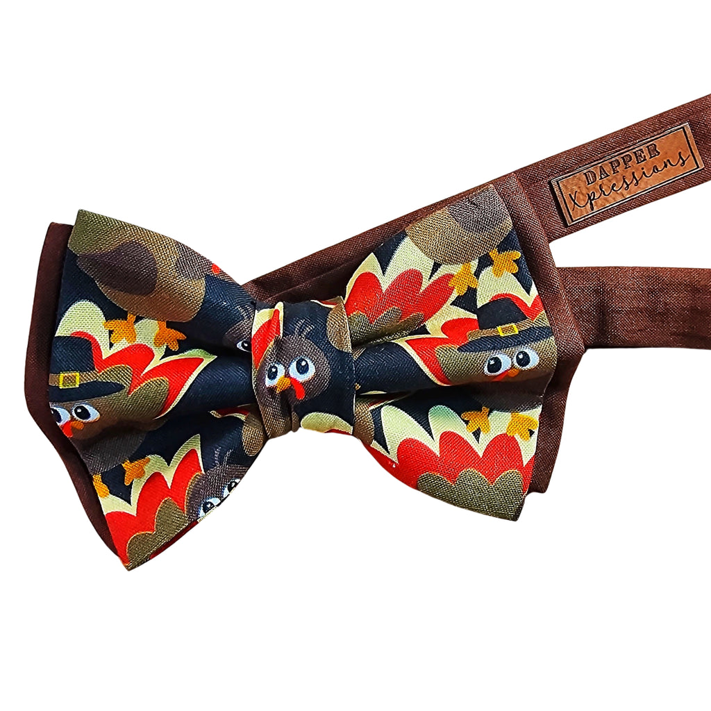 Thanksgiving Turkey Suspenders & Bows - Dapper Xpressions