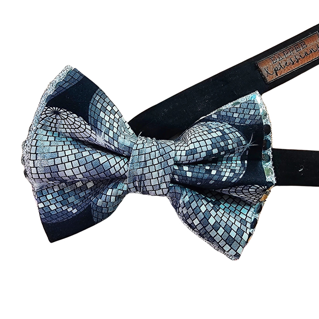 Glittery Disco Ball Suspenders - Dapper Xpressions