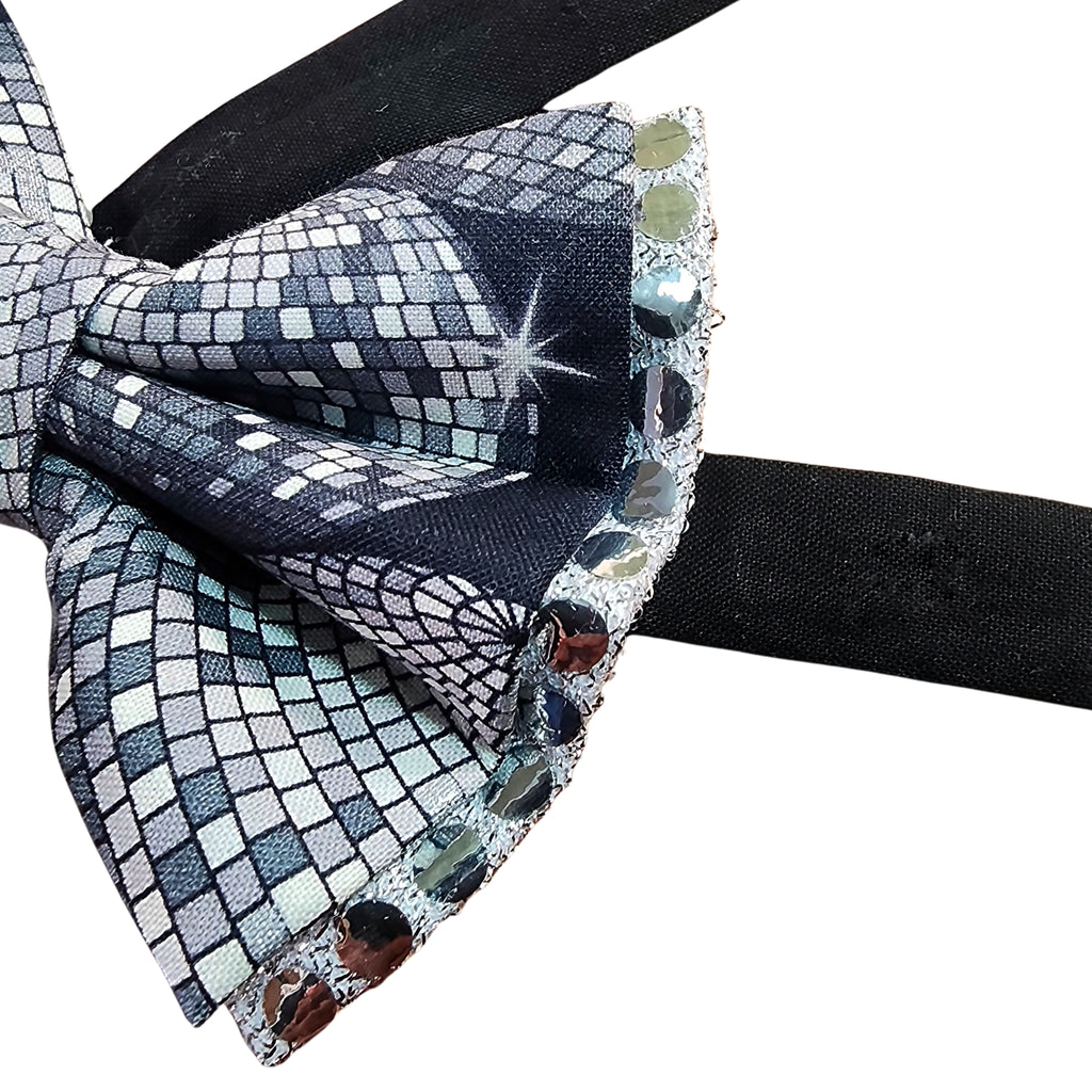 Glittery Disco Ball Suspenders - Dapper Xpressions