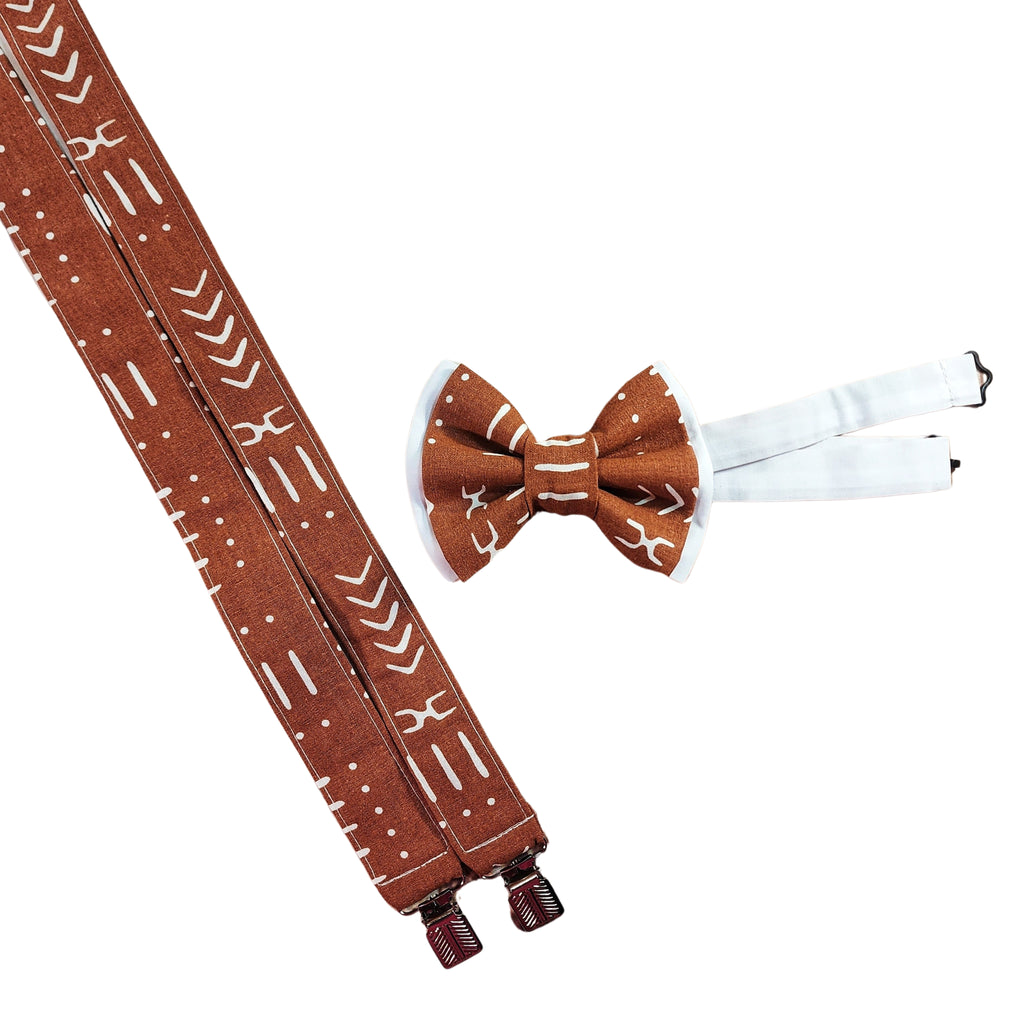 African Markings Suspenders - Dapper Xpressions