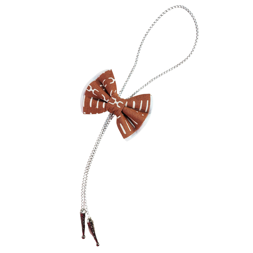 African Markings Bolo Bow Tie & Suspenders - Dapper Xpressions