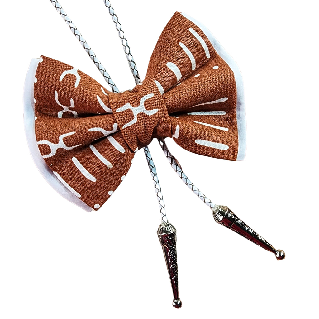 African Markings Bolo Bow Tie & Suspenders - Dapper Xpressions