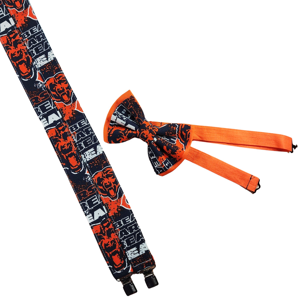 Chicago Bears Suspenders - Dapper Xpressions