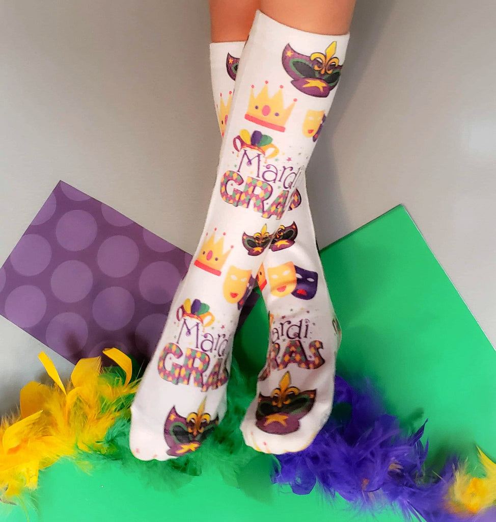 Mardi Gras Socks - Dapper Xpressions