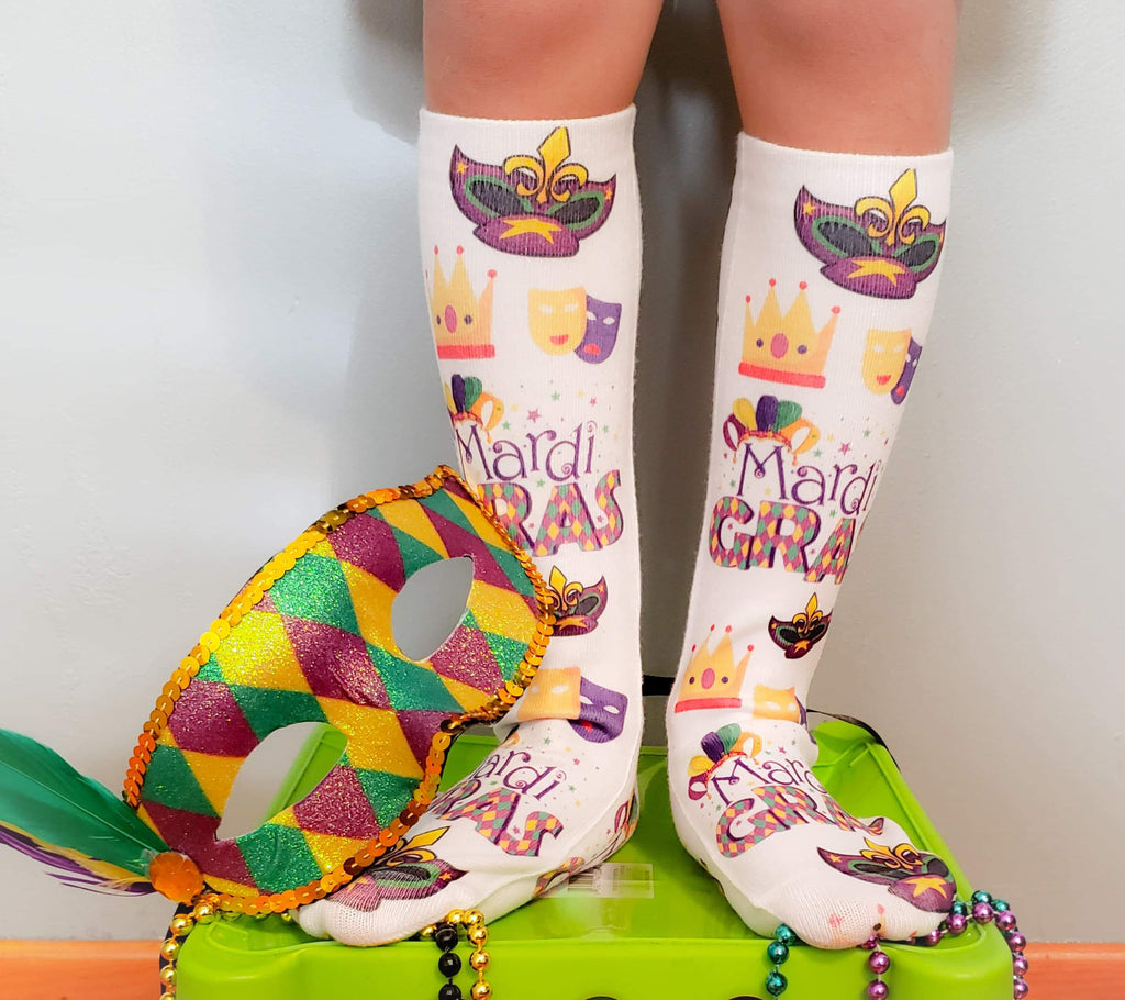 Mardi Gras Socks - Dapper Xpressions