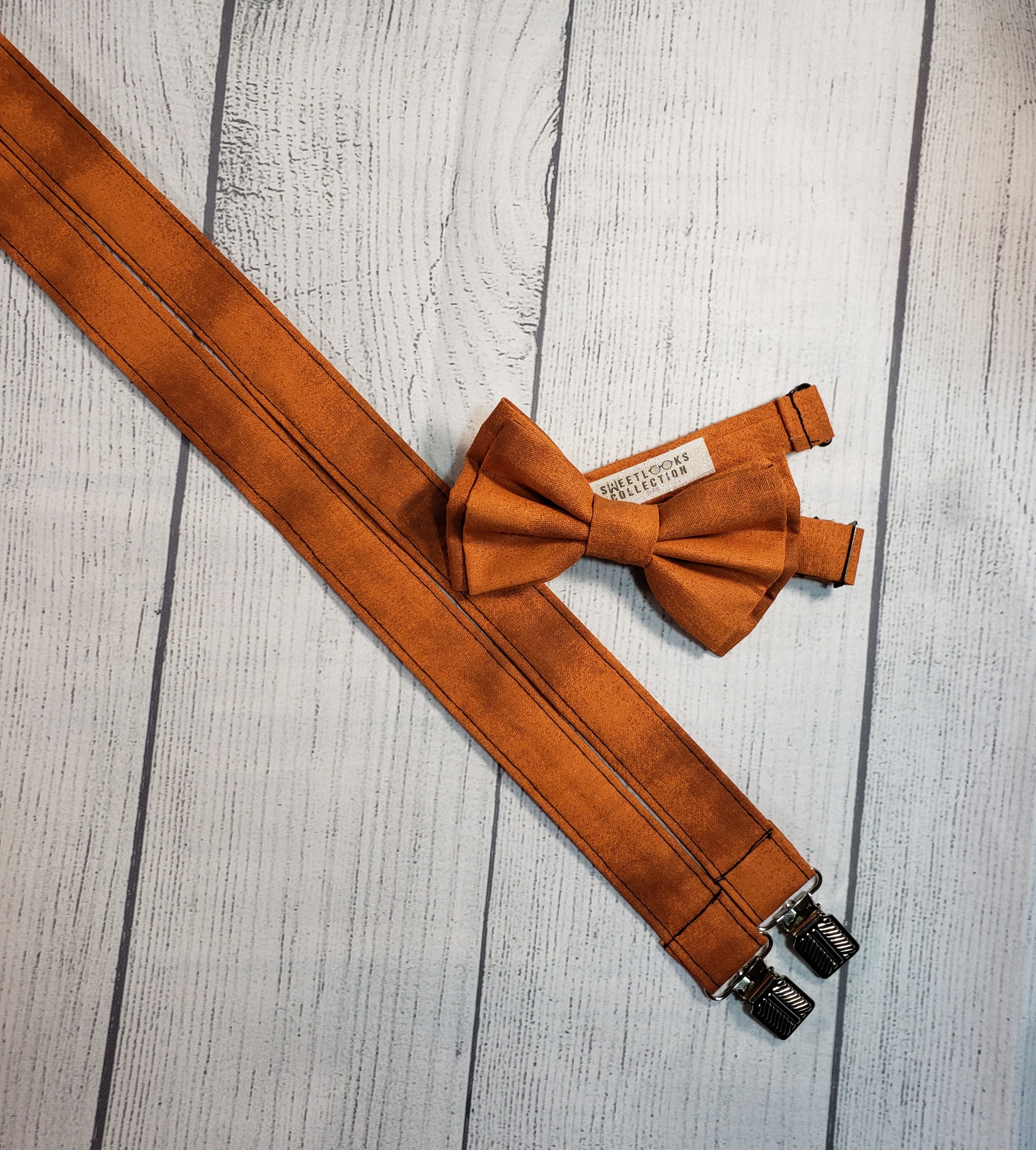 BROWN Thin Suspenders