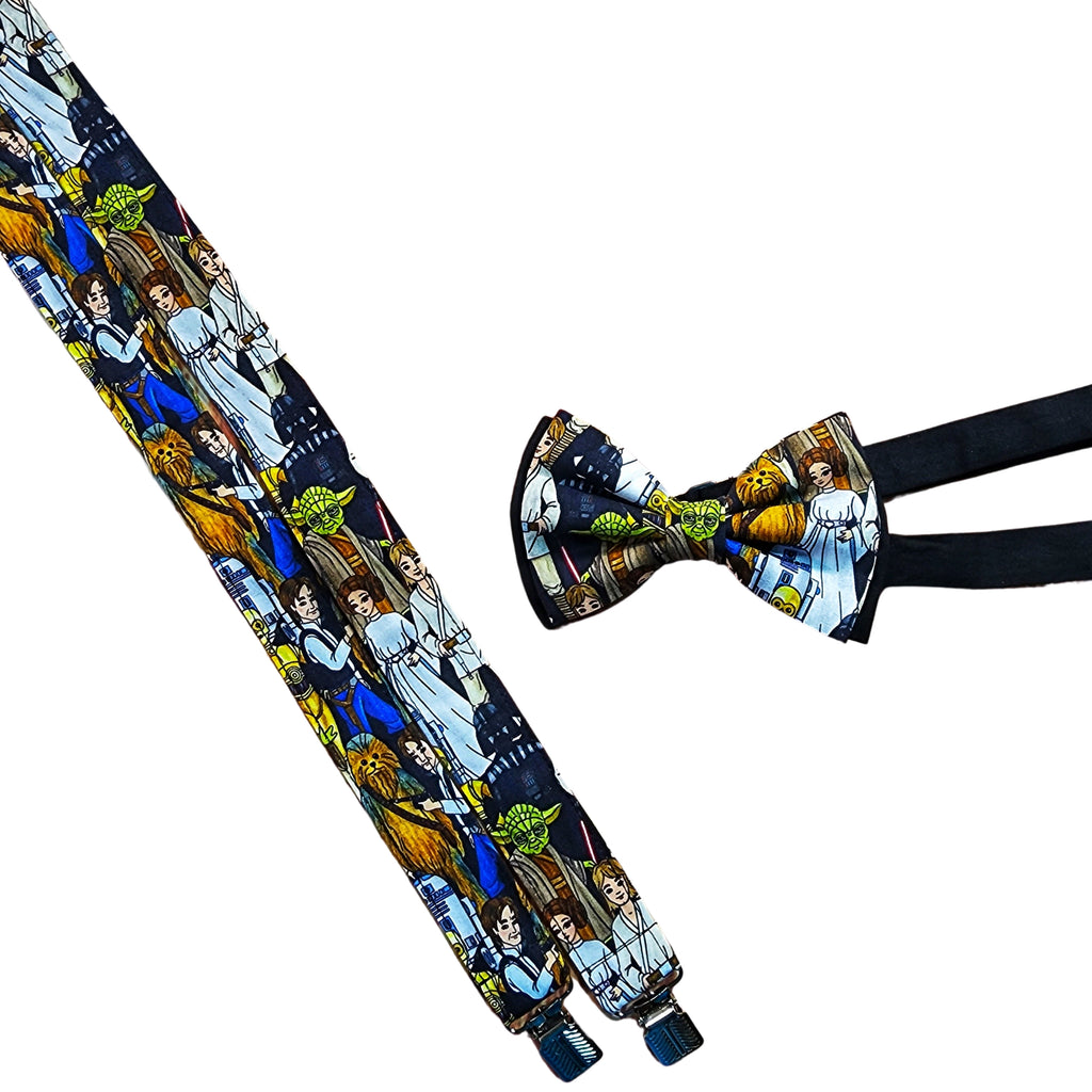 Star Wars Character Collage Suspenders - Dapper Xpressions